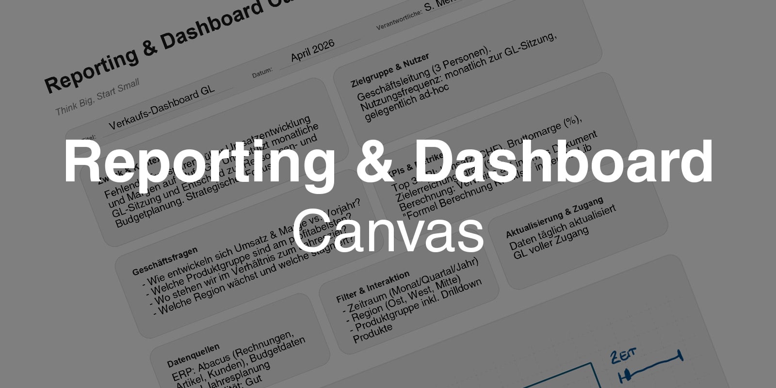 Reporting & Dashboard Canvas top